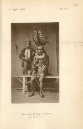 Tav. XIX. Gadáwu, Capo del villaggio di Tabelóho