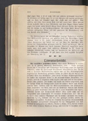 Literaturbericht