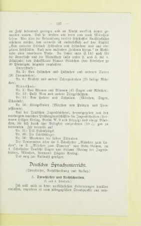 Deutscher Sprachunterricht