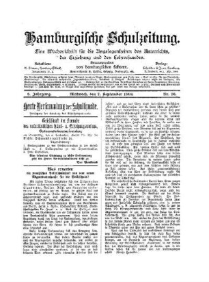 Was erwarten die preußischen Volksschullehrer von dem neuen Abgeordnetenhause für die Volksschule?