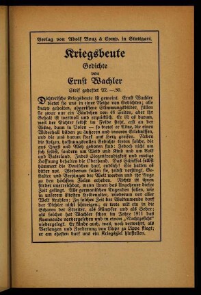 Verlagsanzeige