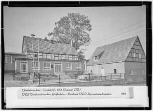 Betriebsferienheim "Spukschloss", 8301 Bahratal OT 1. VEB Textilmaschinenbau Großenhain. Kombinat VEB Spinnereimaschinenbau