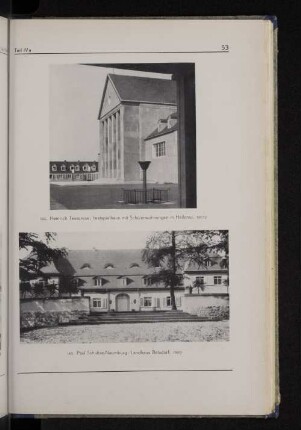 142. Festspielhaus mit Schülerwohnungen in Hellerau. 1911/12