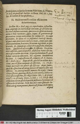M. Thomae Sagittarii Professoris publici Parnassus Rationis Seu Exercitationes Dialecticae : Certa Methodo Conformatae ... & in inclyta & celeberrima Academia Ienense disputatae & ventilatae, discussae & excussae