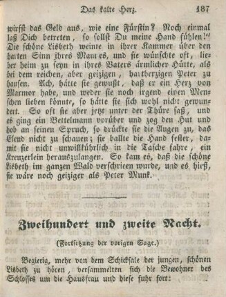 Zweihundert und zweite Nacht