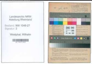 Entnazifizierung Wilhelm Westphal , geb. 14.03.1891 (Kaufmann)