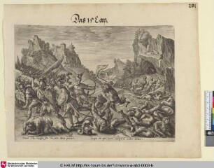 [Simson tötet die Philister mit dem Kieferknochen eines Esels; Samson Slaying the Philistines with the Jawbone of an Ass]