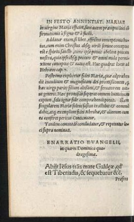 Enarratio Evangelii in quarta Dominica quadragesimae.