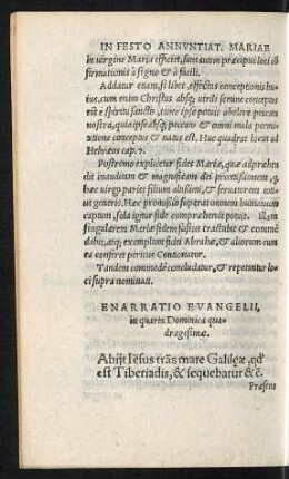 Enarratio Evangelii in quarta Dominica quadragesimae.