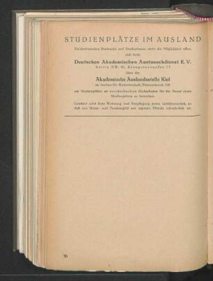 Studienplätze im Ausland