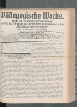 Neue Bestrebungen auf dem Gebiete der gewerblichen Fortbildungsschule
