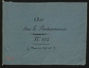 Air pour le Panharmonicon; org; C-Dur