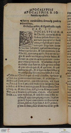 Apocalypsis B. Iohannis apostoli