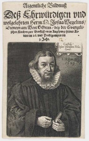 Bildnis des Josua Wegelin