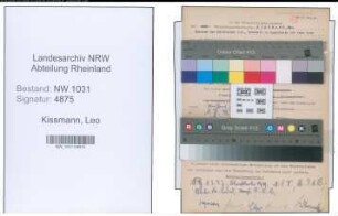 Entnazifizierung Leo Kissmann , geb. 00.00.0000 (Polizist)