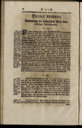 Dritter Abschnitt. Beleuchtung der hochgräflich Wied-Runckelischen Einwendungen