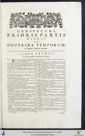 Conspectus Prioris Partis