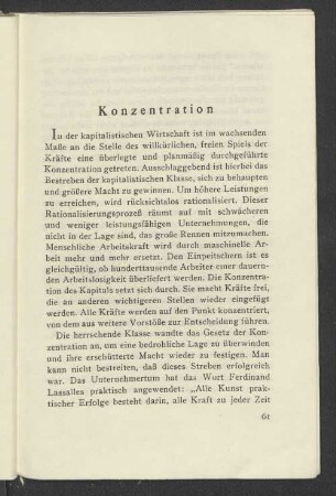 Konzentration