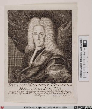 Bildnis Johann Melchior Verdries