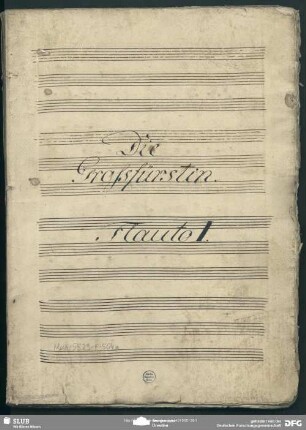 [3]: Instrumentalstimmen (Blasinstrumente, Schlagwerk, Harfe)