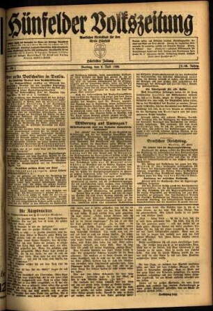Ausgabe vom Freitag, den 02. Juli 1920.