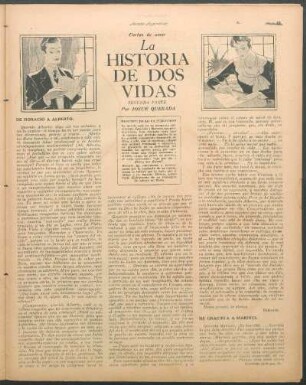 La historia de dos vidas : Cartas de amor