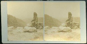 View from Dana of Araba Plain and the Deep Gorge. [Wadi Kelt]