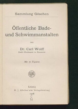 Öffentliche Bade- und Schwimmanstalten
