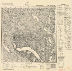 17101 Dubeningen, Topographische Karte 1:25000 (4cm - Karte)