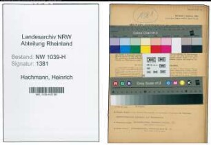 Entnazifizierung Heinrich Hachmann , geb. 07.06.1904 (Angestellter)