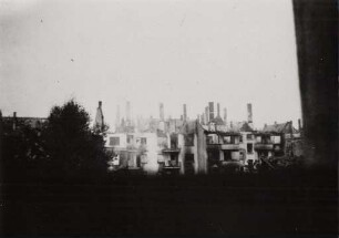 Zerstörungen Zweiter Weltkrieg - Stadtgebiet. Körnerstraße