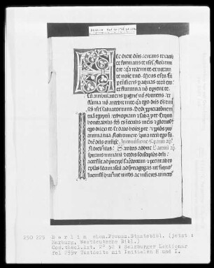 Lektionar aus Salzburg — Initialen H und I, Folio 259verso
