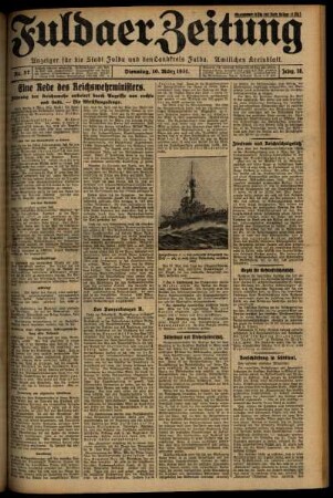 Ausgabe vom Dienstag, den 10. März 1931.