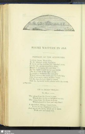 Poems Written In 1818