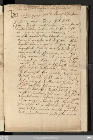 [Abschrift eines Schreibens von Johannes Bugenhagen aus dem Jahr 1535]