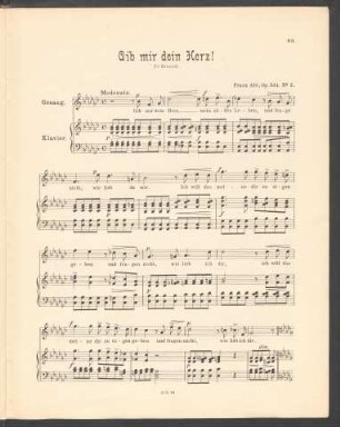Gib mir dein Herz