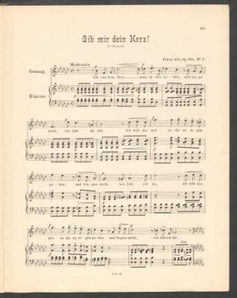 Gib mir dein Herz