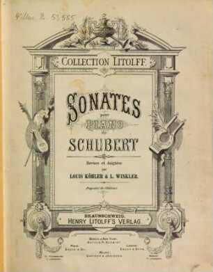 Sonates : pour piano