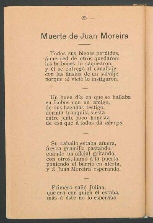 Muerte de Juan Moreira