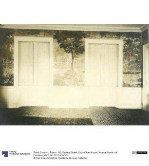 Salem, 142, Federal Street, Cook-Oliver House, Innenaufname mit Fenstern