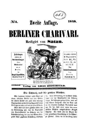 Berliner Charivari. N[umer]o 3.