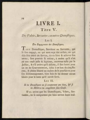 34-44, Titre V. - Titre VI.