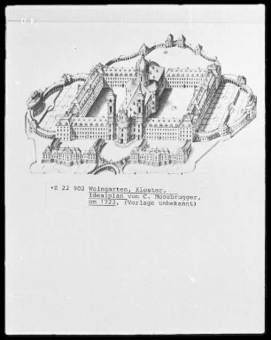 Weingarten, Kloster, Idealplan