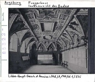 Augsburg: Fuggerhaus, Innenansicht des Bades