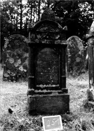 Grabstein 251 [Nir S. 158 Nr. 15.11]