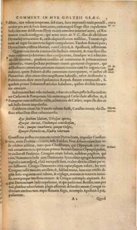 Commentarius in Huberti Goltzii Graeciam, insulas, et Asiam monorem