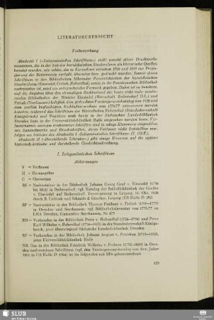 Literaturübersicht