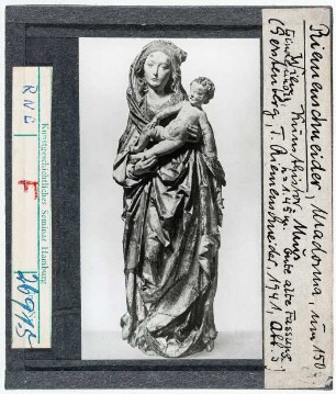Riemenschneider: Madonna mit Kind. Wien, Kunsthistorisches Museum
