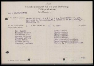 Sattler, Richard