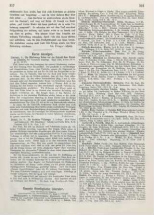317 [Rezension] Limbach, S., Die Offenbarung Gottes von der Zukunft Jesu Christi an Johannes